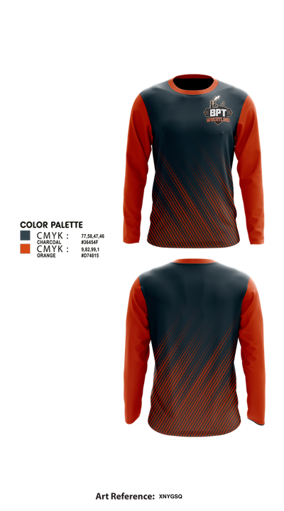BPT Wrestling 50112893 Long Sleeve Performance Shirt 1
