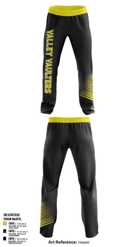 Sweatpants, Valley Vaulters, Track & Field, Teamtime, Team time, sublimation, custom sports apparel, team uniforms, spirit wear, spiritwear, sports uniforms, custom shirts, team store, custom team store, fundraiser sports, apparel fundraiser