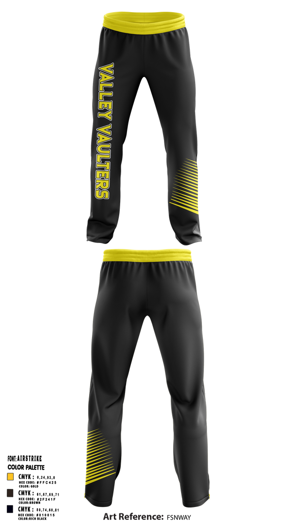 Sweatpants, Valley Vaulters, Track & Field, Teamtime, Team time, sublimation, custom sports apparel, team uniforms, spirit wear, spiritwear, sports uniforms, custom shirts, team store, custom team store, fundraiser sports, apparel fundraiser