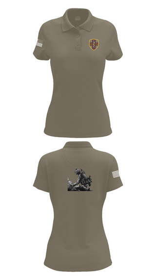Womens Short Sleeve Performance Polo, 7455th MORU, , Teamtime, Team time, sublimation, custom sports apparel, team uniforms, spirit wear, spiritwear, sports uniforms, custom shirts, team store, custom team store, fundraiser sports, apparel fundraiser