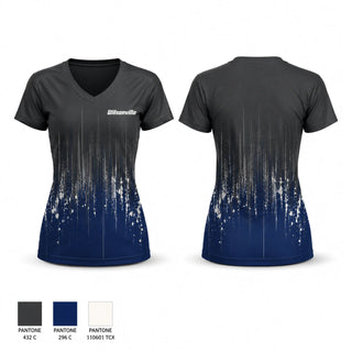 Womens Short Sleeve Vneck Shirt, Wilsonville, Men's Basketball, Teamtime, Team time, sublimation, custom sports apparel, team uniforms, spirit wear, spiritwear, sports uniforms, custom shirts, team store, custom team store, fundraiser sports, apparel fundraiser