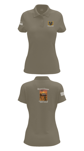 Womens Short Sleeve Performance Polo, Task Force Bataan, , Teamtime, Team time, sublimation, custom sports apparel, team uniforms, spirit wear, spiritwear, sports uniforms, custom shirts, team store, custom team store, fundraiser sports, apparel fundraiser