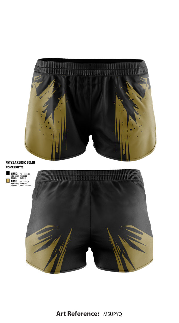 Womens Shorts, Salina High School Cheer, Cheer, Teamtime, Team time, sublimation, custom sports apparel, team uniforms, spirit wear, spiritwear, sports uniforms, custom shirts, team store, custom team store, fundraiser sports, apparel fundraiser