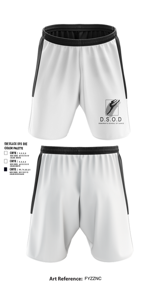 Athletic Shorts With Pockets, Deborah's School of Dance, , Teamtime, Team time, sublimation, custom sports apparel, team uniforms, spirit wear, spiritwear, sports uniforms, custom shirts, team store, custom team store, fundraiser sports, apparel fundraiser