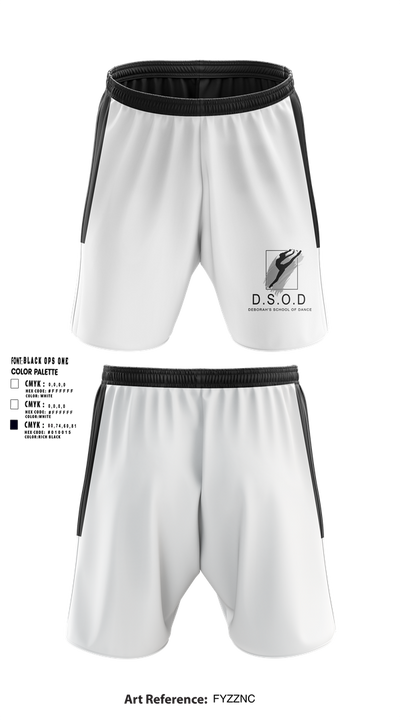 Deborah's School of Dance 51031298 Athletic Shorts With Pockets - 1