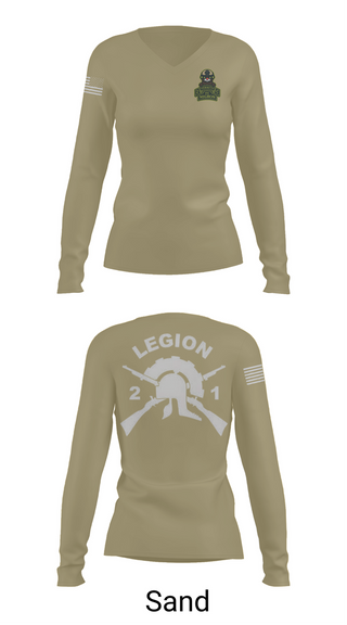 Womens Long Sleeve Vneck Shirt, 2-1, , Teamtime, Team time, sublimation, custom sports apparel, team uniforms, spirit wear, spiritwear, sports uniforms, custom shirts, team store, custom team store, fundraiser sports, apparel fundraiser