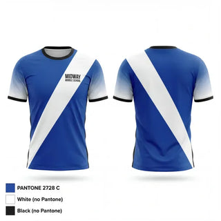 Short Sleeve Performance Shirt, Midway Middle School, Cheer, Teamtime, Team time, sublimation, custom sports apparel, team uniforms, spirit wear, spiritwear, sports uniforms, custom shirts, team store, custom team store, fundraiser sports, apparel fundraiser