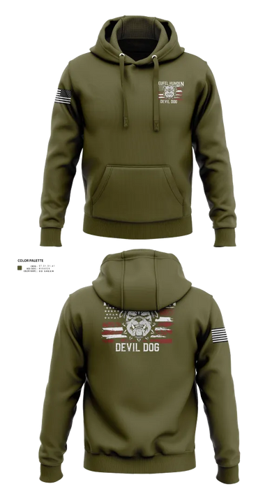 Kilo co. 3rd Btn 9th Marines 1620467 Hoodie - 22