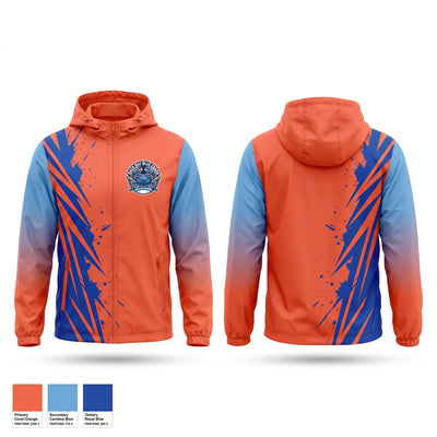 Back bay blue crabs Windbreaker - 1