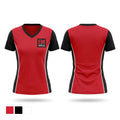 Fort Madison Bloodhounds Women's Short Sleeve V-neck Shirt - 1