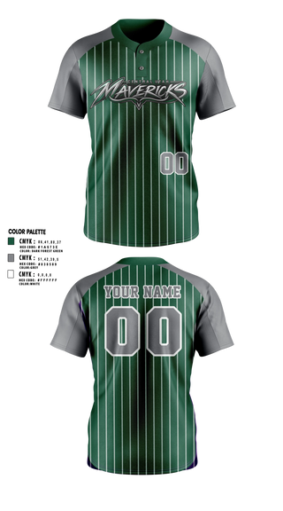 Two Button Softball Jersey, Central Utah Mavericks, Softball, Teamtime, Team time, sublimation, custom sports apparel, team uniforms, spirit wear, spiritwear, sports uniforms, custom shirts, team store, custom team store, fundraiser sports, apparel fundraiser