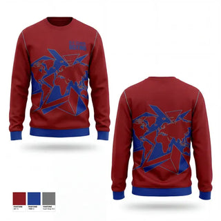 Crew Neck Sweatshirt, Old School Boxing, Spirit Store, Teamtime, Team time, sublimation, custom sports apparel, team uniforms, spirit wear, spiritwear, sports uniforms, custom shirts, team store, custom team store, fundraiser sports, apparel fundraiser