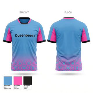 Short Sleeve Performance Shirt, Queenbees, Softball, Teamtime, Team time, sublimation, custom sports apparel, team uniforms, spirit wear, spiritwear, sports uniforms, custom shirts, team store, custom team store, fundraiser sports, apparel fundraiser