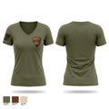Fannin county court services Women's Short Sleeve V-neck Shirt - 1