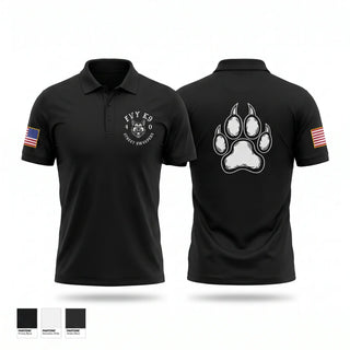 Short Sleeve Performance Polo, Fountain Valley Police Department K9 Unit, Police, Teamtime, Team time, sublimation, custom sports apparel, team uniforms, spirit wear, spiritwear, sports uniforms, custom shirts, team store, custom team store, fundraiser sports, apparel fundraiser