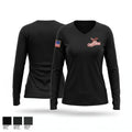 Edinburgh Fire Softball Women's Long Sleeve V-neck Shirt - 1