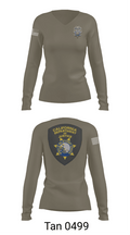 Bureau of Firearms 85390976 Women's Long Sleeve V-neck Shirt - 11