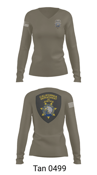 Womens Long Sleeve Vneck Shirt, Bureau of Firearms, Police, Teamtime, Team time, sublimation, custom sports apparel, team uniforms, spirit wear, spiritwear, sports uniforms, custom shirts, team store, custom team store, fundraiser sports, apparel fundraiser