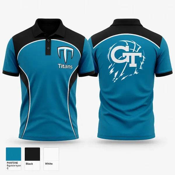 Short Sleeve Performance Polo, Titans, Women's Basketball, Teamtime, Team time, sublimation, custom sports apparel, team uniforms, spirit wear, spiritwear, sports uniforms, custom shirts, team store, custom team store, fundraiser sports, apparel fundraiser