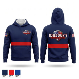 Hoodie, Noble County Emergency Services, EMS/EMT, Teamtime, Team time, sublimation, custom sports apparel, team uniforms, spirit wear, spiritwear, sports uniforms, custom shirts, team store, custom team store, fundraiser sports, apparel fundraiser