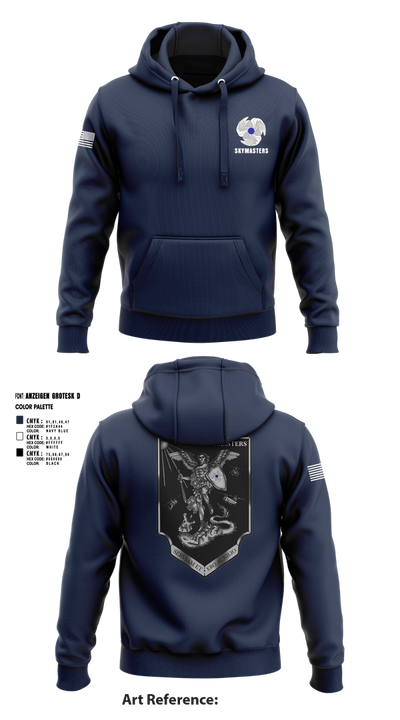 1-222 Aviation Regiment Hoodie - 9