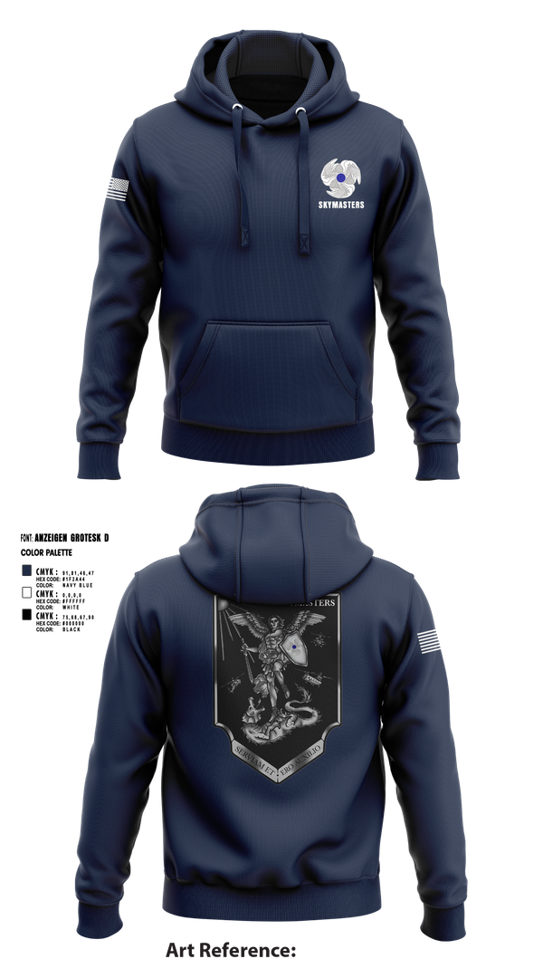 Hoodie, 1-222 Aviaition Regiment, Army, Teamtime, Team time, sublimation, custom sports apparel, team uniforms, spirit wear, spiritwear, sports uniforms, custom shirts, team store, custom team store, fundraiser sports, apparel fundraiser