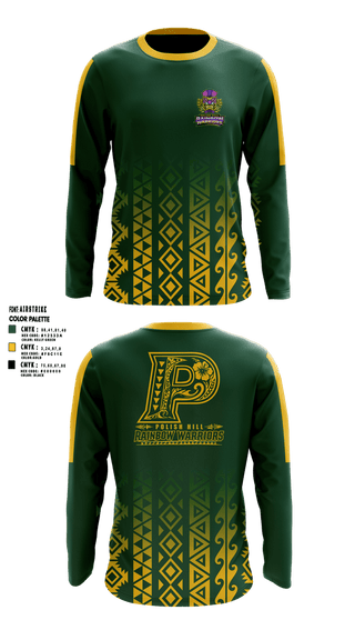 Long Sleeve Performance Shirt, Polish Hill Rainbow Warriors, , Teamtime, Team time, sublimation, custom sports apparel, team uniforms, spirit wear, spiritwear, sports uniforms, custom shirts, team store, custom team store, fundraiser sports, apparel fundraiser