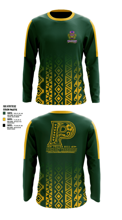 Polish Hill Rainbow Warriors 46803430 Long Sleeve Performance Shirt 1
