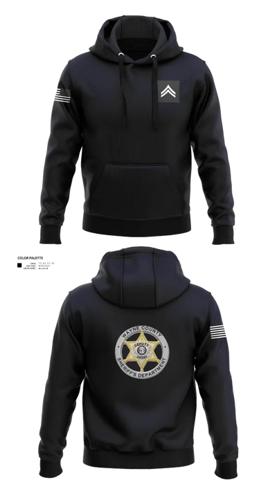 Wayne County Sheriff’s Department 8145507 Hoodie - 1