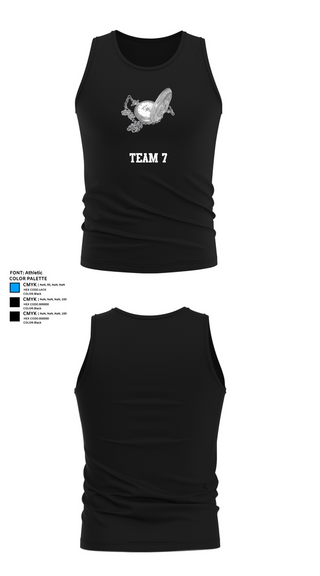 Tank Top, Team 7, E-Sports, Teamtime, Team time, sublimation, custom sports apparel, team uniforms, spirit wear, spiritwear, sports uniforms, custom shirts, team store, custom team store, fundraiser sports, apparel fundraiser
