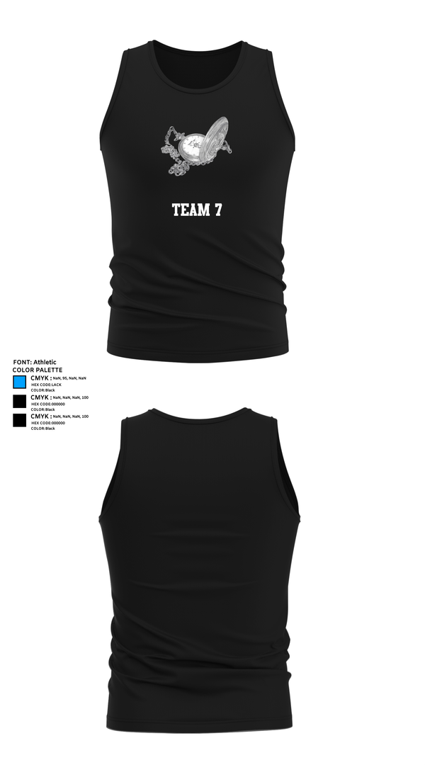 Tank Top, Team 7, E-Sports, Teamtime, Team time, sublimation, custom sports apparel, team uniforms, spirit wear, spiritwear, sports uniforms, custom shirts, team store, custom team store, fundraiser sports, apparel fundraiser