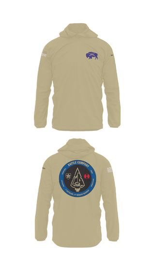 Windbreaker, Battle company 1-17IN, Army, Teamtime, Team time, sublimation, custom sports apparel, team uniforms, spirit wear, spiritwear, sports uniforms, custom shirts, team store, custom team store, fundraiser sports, apparel fundraiser