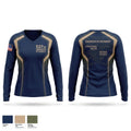537th Engineer Detachment Women's Long Sleeve V-neck Shirt - 1