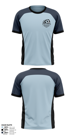 Short Sleeve Performance Shirt, Idiot Jokers, Men's Soccer, Teamtime, Team time, sublimation, custom sports apparel, team uniforms, spirit wear, spiritwear, sports uniforms, custom shirts, team store, custom team store, fundraiser sports, apparel fundraiser