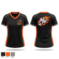 Menifee Wildfire Women's Short Sleeve V-neck Shirt - 1