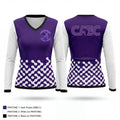 CAEC Africentric Nubians 3228431 Women's Long Sleeve V-neck Shirt - 10