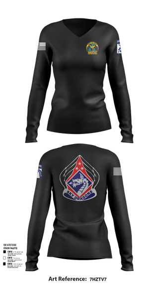 Womens Long Sleeve Vneck Shirt, 22 MPAD, , Teamtime, Team time, sublimation, custom sports apparel, team uniforms, spirit wear, spiritwear, sports uniforms, custom shirts, team store, custom team store, fundraiser sports, apparel fundraiser
