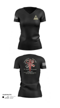 Cobras 85580862 Women's Short Sleeve V-neck Shirt - 21