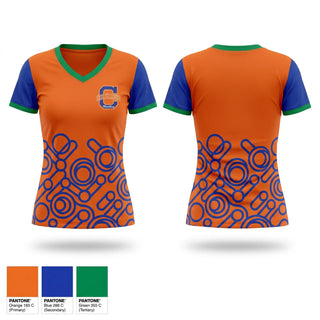 Womens Short Sleeve Vneck Shirt, Columbus High School Wrestling, Wrestling, Teamtime, Team time, sublimation, custom sports apparel, team uniforms, spirit wear, spiritwear, sports uniforms, custom shirts, team store, custom team store, fundraiser sports, apparel fundraiser