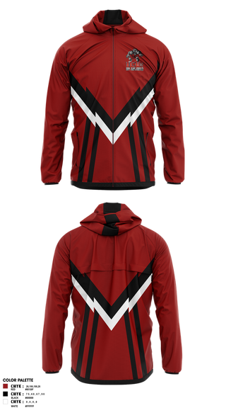 Windbreaker, Inner City Wrestling, Wrestling, Teamtime, Team time, sublimation, custom sports apparel, team uniforms, spirit wear, spiritwear, sports uniforms, custom shirts, team store, custom team store, fundraiser sports, apparel fundraiser