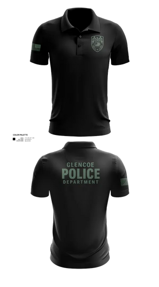 Short Sleeve Performance Polo, Glencoe Investigations, Police, Teamtime, Team time, sublimation, custom sports apparel, team uniforms, spirit wear, spiritwear, sports uniforms, custom shirts, team store, custom team store, fundraiser sports, apparel fundraiser