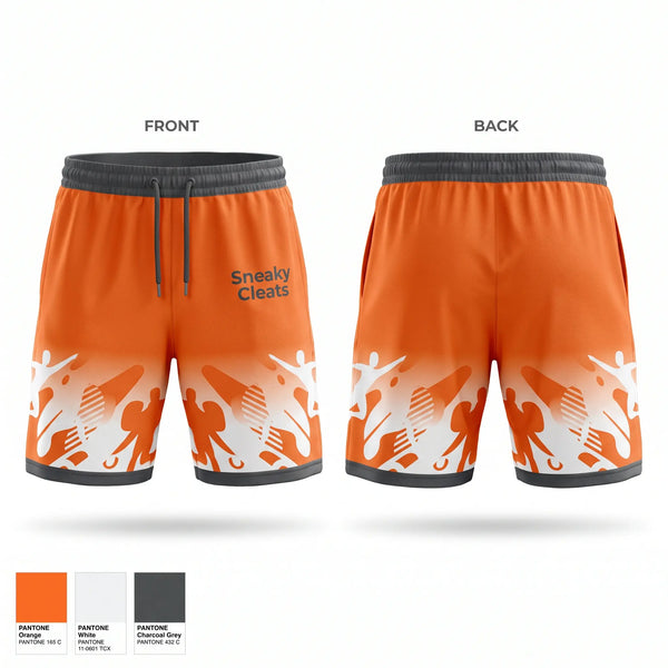 Athletic Shorts With Pockets, Sneaky Cleats, Softball, Teamtime, Team time, sublimation, custom sports apparel, team uniforms, spirit wear, spiritwear, sports uniforms, custom shirts, team store, custom team store, fundraiser sports, apparel fundraiser