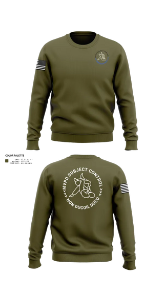Crew Neck Sweatshirt, MVPD Subject Control, , Teamtime, Team time, sublimation, custom sports apparel, team uniforms, spirit wear, spiritwear, sports uniforms, custom shirts, team store, custom team store, fundraiser sports, apparel fundraiser