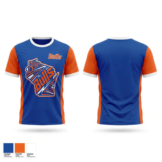 Short Sleeve Performance Shirt, Bulls, Baseball, Teamtime, Team time, sublimation, custom sports apparel, team uniforms, spirit wear, spiritwear, sports uniforms, custom shirts, team store, custom team store, fundraiser sports, apparel fundraiser