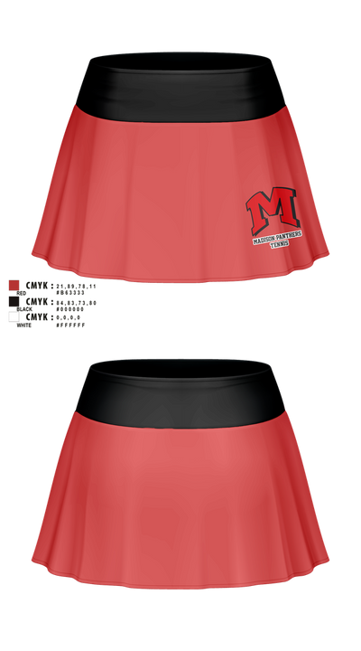 Madison Mohawks Tennis 75721696 Skort - 1