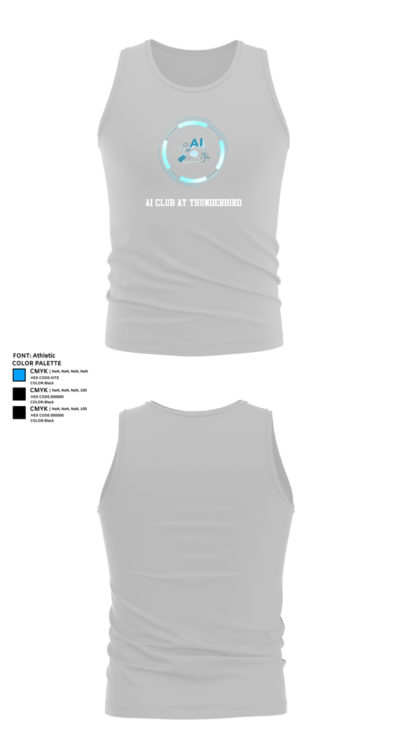 Tank Top, AI club at Thunderbird, , Teamtime, Team time, sublimation, custom sports apparel, team uniforms, spirit wear, spiritwear, sports uniforms, custom shirts, team store, custom team store, fundraiser sports, apparel fundraiser