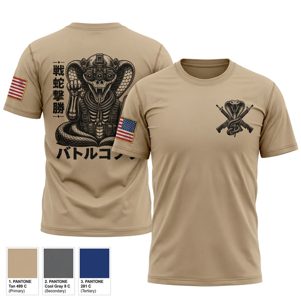 Old School Cotton Feel Shirt, Cco 2-2IN, 10TH MTN DIV, Army, Teamtime, Team time, sublimation, custom sports apparel, team uniforms, spirit wear, spiritwear, sports uniforms, custom shirts, team store, custom team store, fundraiser sports, apparel fundraiser
