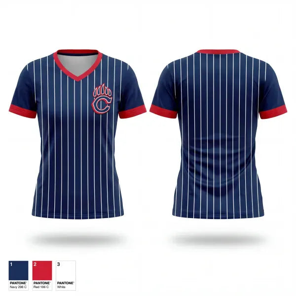 Womens Short Sleeve Vneck Shirt, Badgers, Baseball, Teamtime, Team time, sublimation, custom sports apparel, team uniforms, spirit wear, spiritwear, sports uniforms, custom shirts, team store, custom team store, fundraiser sports, apparel fundraiser