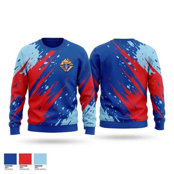 Crew Neck Sweatshirt, Knights of Columbus, , Teamtime, Team time, sublimation, custom sports apparel, team uniforms, spirit wear, spiritwear, sports uniforms, custom shirts, team store, custom team store, fundraiser sports, apparel fundraiser