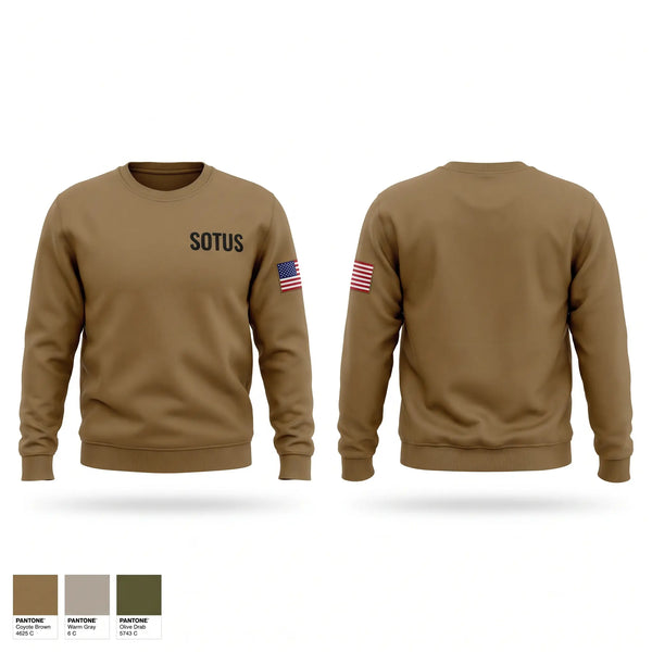 Crew Neck Sweatshirt, SOTU-S, Air Force, Teamtime, Team time, sublimation, custom sports apparel, team uniforms, spirit wear, spiritwear, sports uniforms, custom shirts, team store, custom team store, fundraiser sports, apparel fundraiser